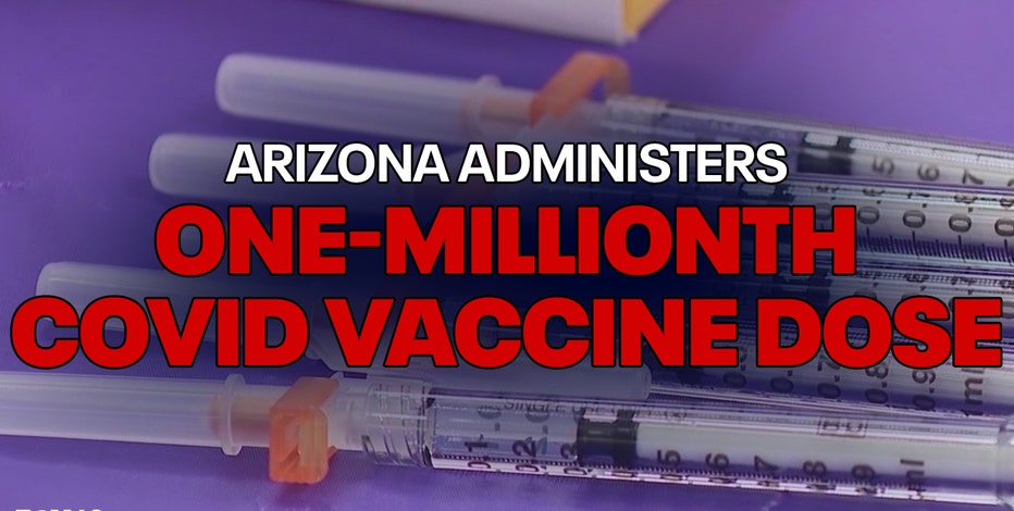 COVID-19 vaccination site planned for University of Arizona as state surpasses 1 million doses