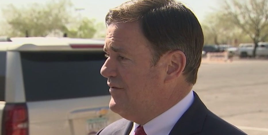 Arizona Gov. Ducey fields questions about immigration, vaccines and low public school enrollment