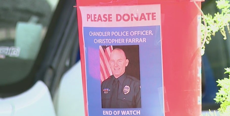 Benefit held for fallen Chandler police officer; suspect faces murder charge