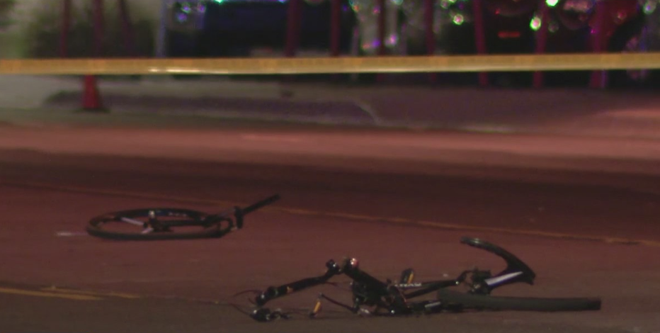 PD: Driver sought after bicyclist hit, killed in Mesa
