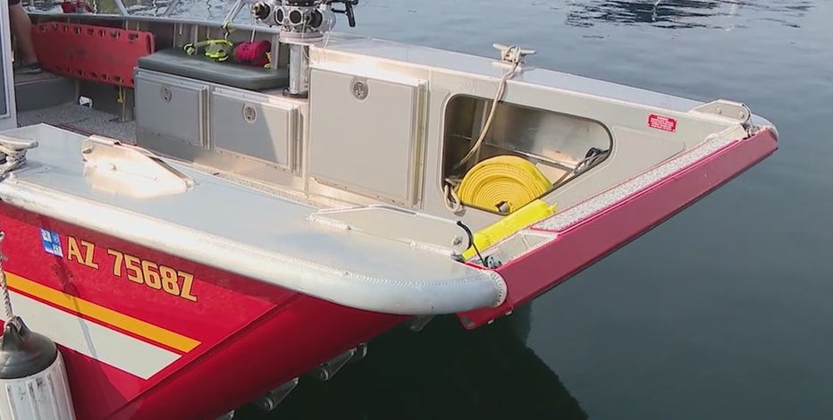Peoria Fire unveils new boat to perform rescues on Lake Pleasant
