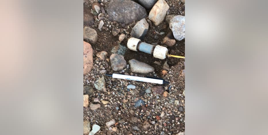 Authorities investigate pipe bomb found on Sierra Vista road