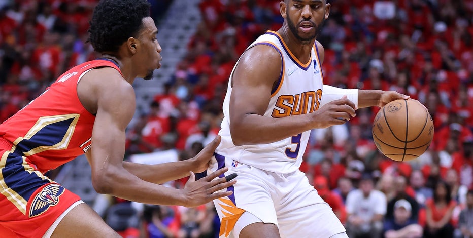Suns overcome Booker's absence to beat Pelicans for 2-1 lead