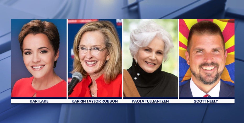 Sparks fly as Republican candidates for Arizona governor take part in debate
