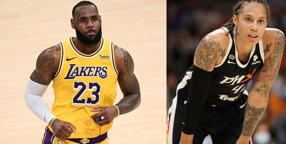 LeBron James pressures Biden administration to bring Brittney Griner home 'swiftly and safely'