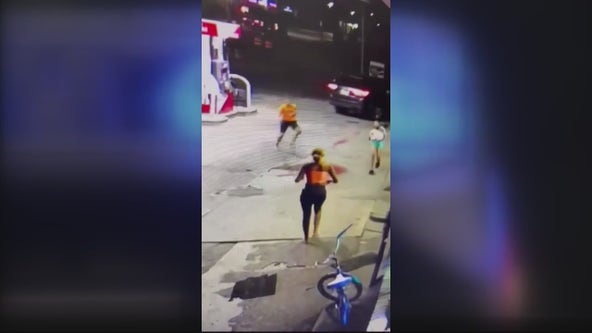 Vehicle carjacked while 3 young children wait for mother outside Detroit gas station