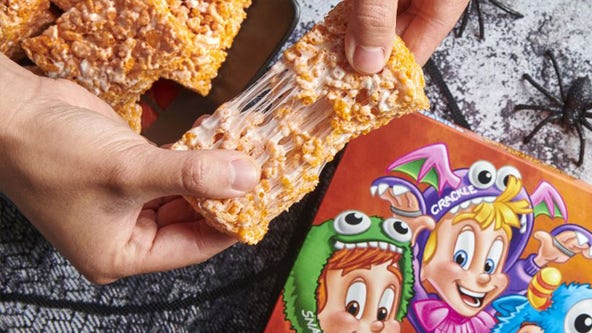 Kellogg's Rice Krispies gets 'spooky season' makeover with orange-colored cereal