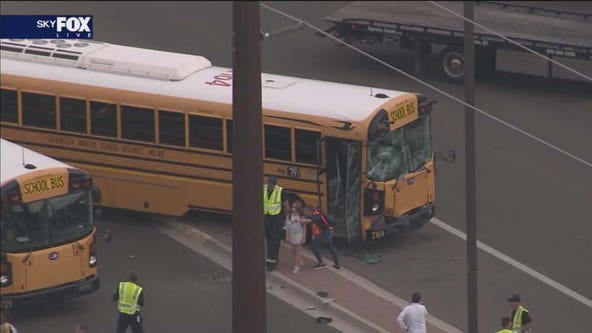 Police investigating school bus crash in Gilbert