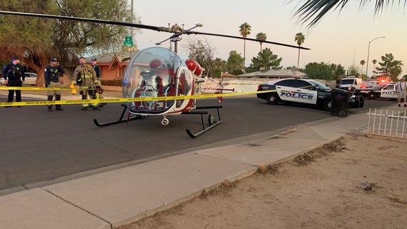 Helicopter makes emergency landing in Mesa neighborhood