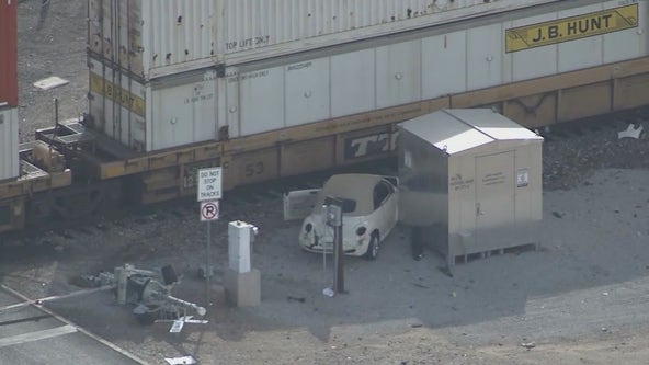 Woman badly hurt in Sun City after being struck by a train, authorities say