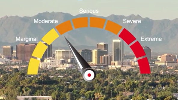 Why does the Phoenix Metro area have some of the worst air quality year-round?