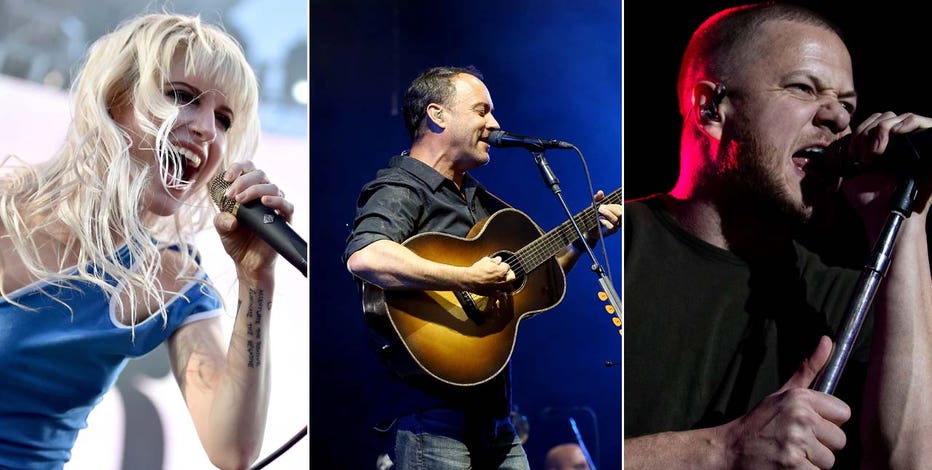Paramore, Dave Matthews Band, Imagine Dragons to perform at Super Bowl Music Fest in downtown Phoenix