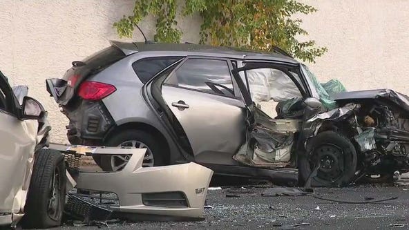Child dies following 2-car crash in Phoenix