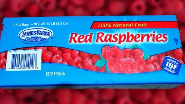 Frozen raspberries recalled due to hepatitis A concerns
