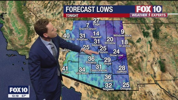 Arizona weather forecast: Chilly conditions continue in the Valley