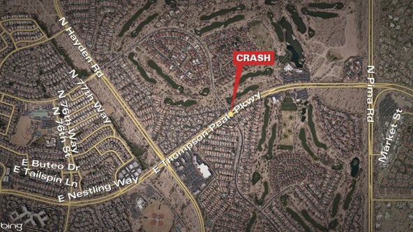 One dead, another injured in Scottsdale 2-car crash, PD says