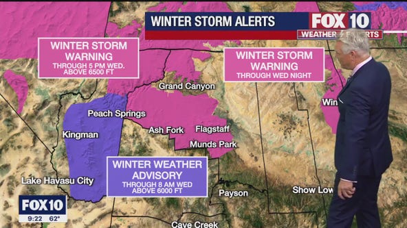 Arizona weather forecast: Wet weather hits Arizona, again