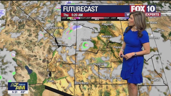 Arizona weather forecast: Calmer days ahead following new round of wet weather