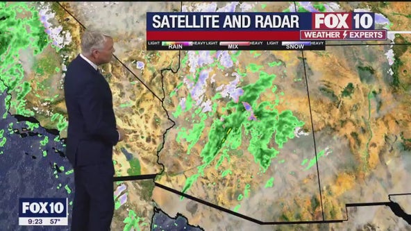 Arizona weather forecast: Calmer days ahead following new round of wet weather