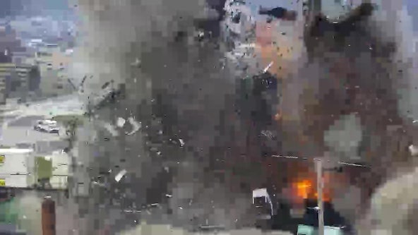 Watch: Building explosion in Reading triggers multi-alarm fire