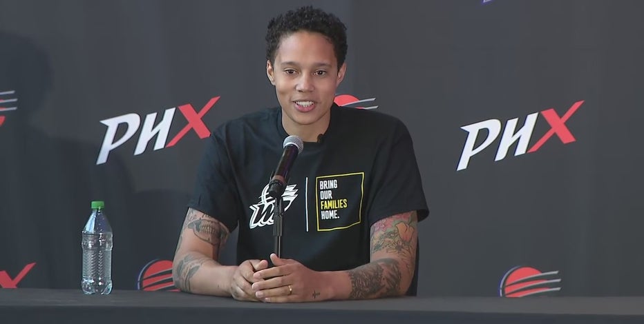 Brittney Griner gets emotional discussing Russian detainment: 'Keep moving forward'