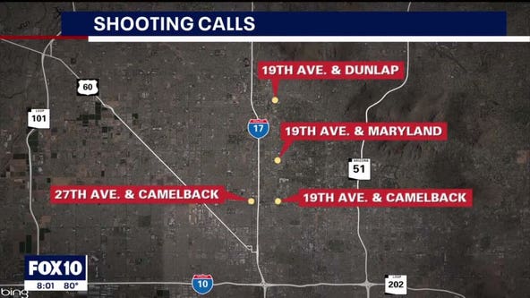 Multiple people shot by pellet gun in Phoenix, police say
