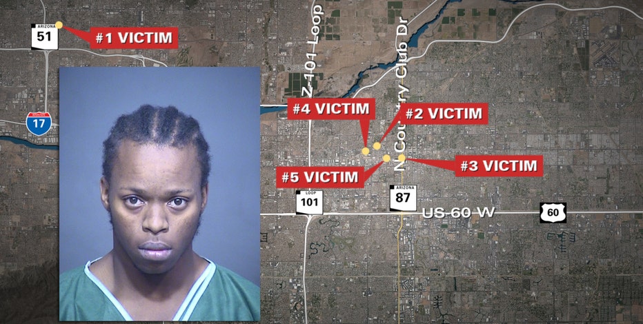 Mesa, Phoenix police investigate 'horrific' shootings: 4 dead, 1 hurt, suspect caught