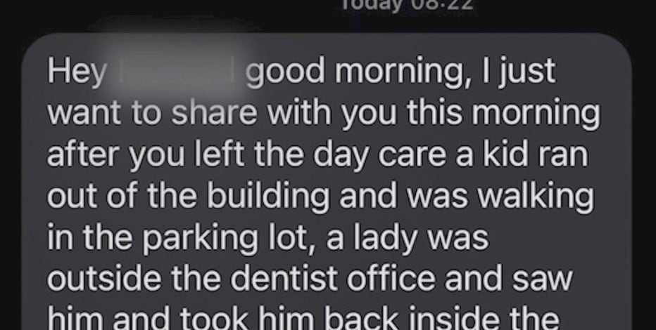 'Thought the worst-case scenario': Parents say their son was found in daycare's parking lot