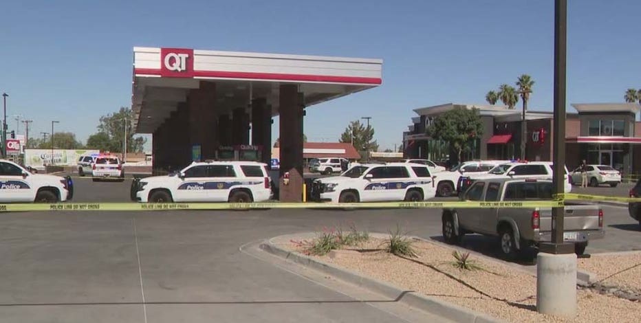 Man shot by security guard at north Phoenix gas station
