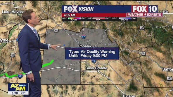 Arizona weather forecast: Nicer weather continues through the end of the week