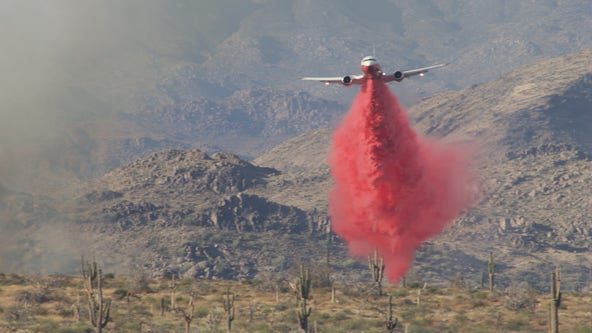 Bullet Fire burning near SR 87 in Tonto National Forest shutters portion of highway
