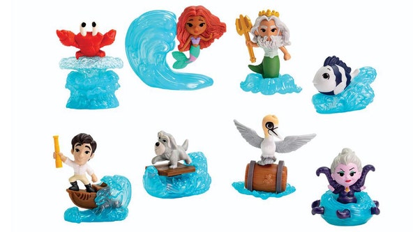 'The Little Mermaid' McDonald's Happy Meal toys are here