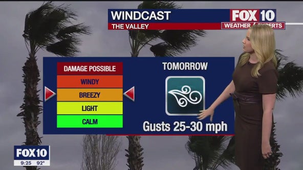 Arizona weather forecast: We're in store for a breezy Tuesday