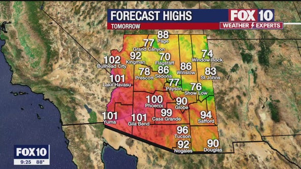 Arizona weather forecast: Nicer weather continues through the end of the week