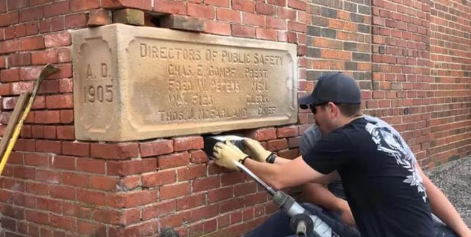 Ohio firefighters find 118-year-old time capsule buried in fire station: Here's what was inside