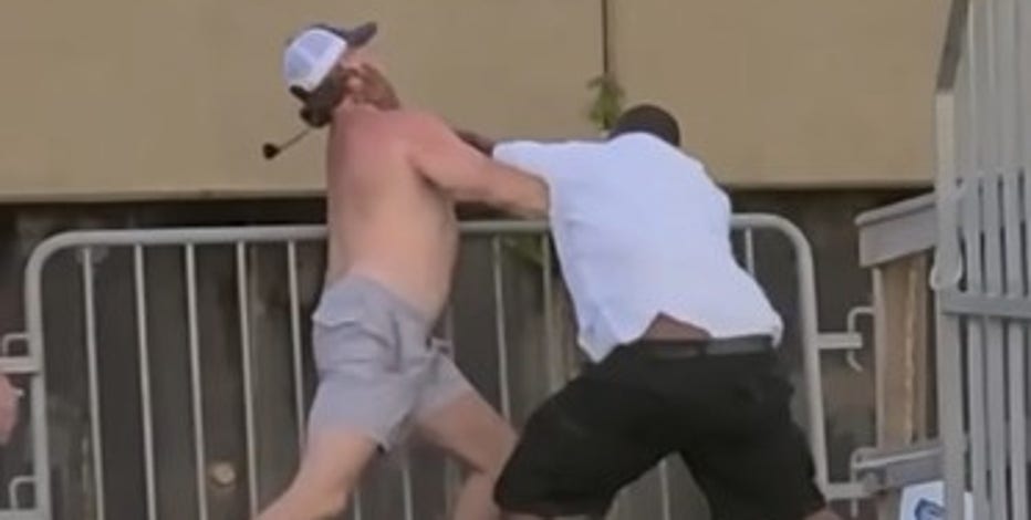 Brawl at Montgomery, Alabama riverfront dock caught on video