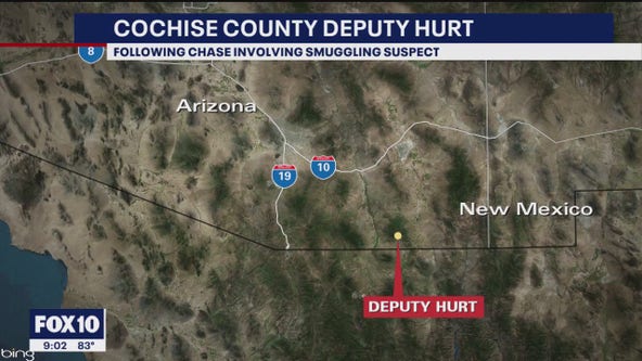 Cochise County deputy hurt while trying to stop smuggling suspect, sheriff says