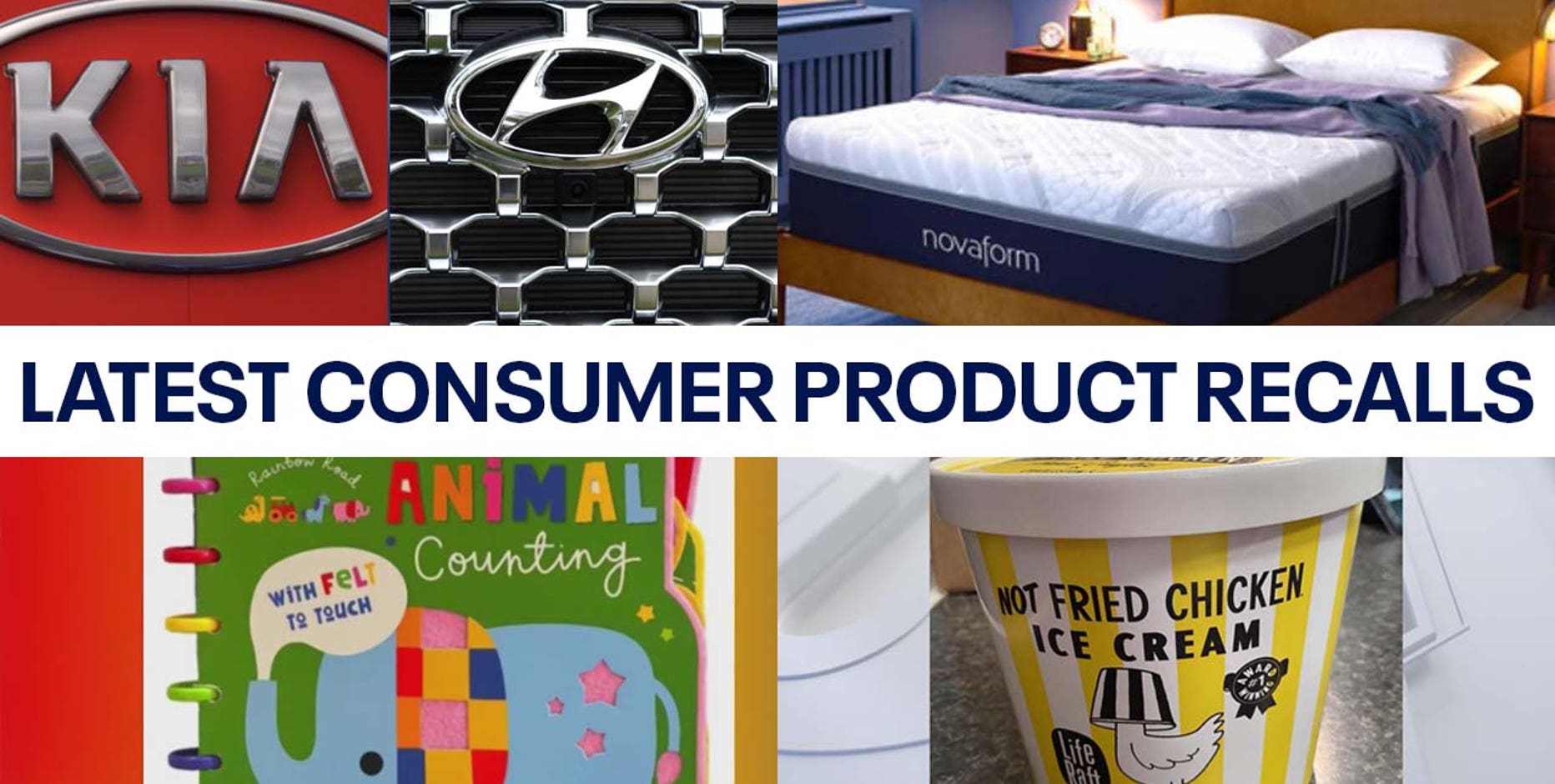 Latest consumer product recalls: Moldy mattresses sold at Costco, 3.4M Kia and Hyundai vehicles