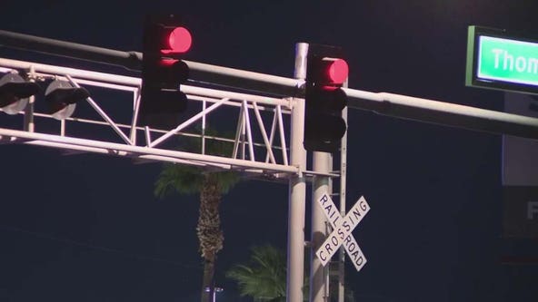 Man hit, killed by train at Phoenix intersection