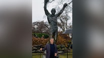 Sylvester Stallone reenacts 'Rocky' scene with kid during Inaugural Holiday