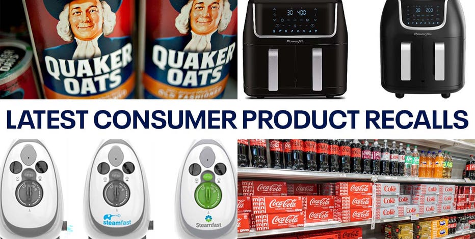 Latest consumer product recalls: Quaker Oats granola bars and cereals, Coca-Cola products, and more