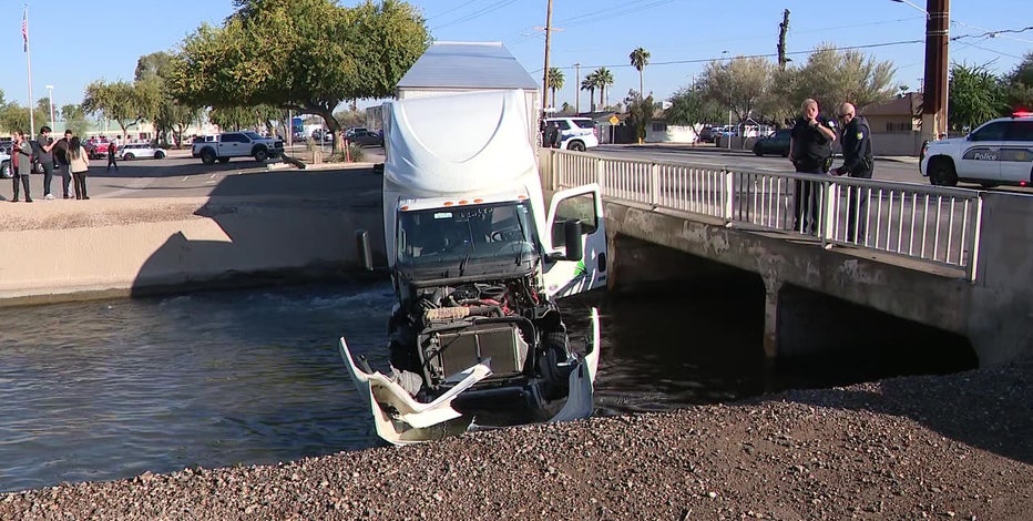Semi driver speaks after crash sends truck into Phoenix canal