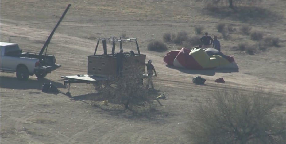 Eloy hot air balloon crash: Police identify victims, skydivers