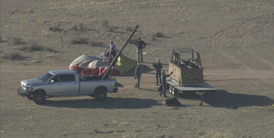 Hot air balloon crash in Eloy kills 4 people, injures another