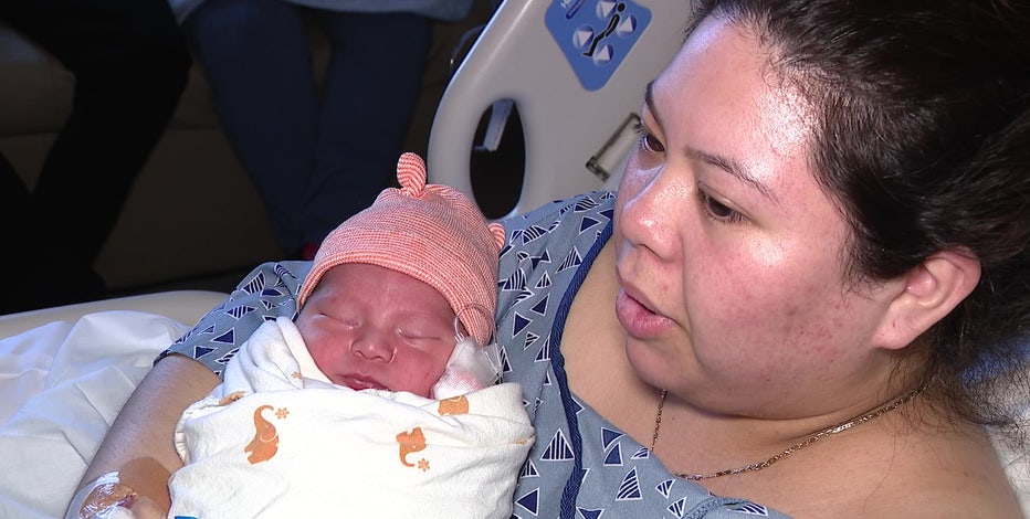 Meet baby Yuriel, one of the first babies born in 2024 in Phoenix