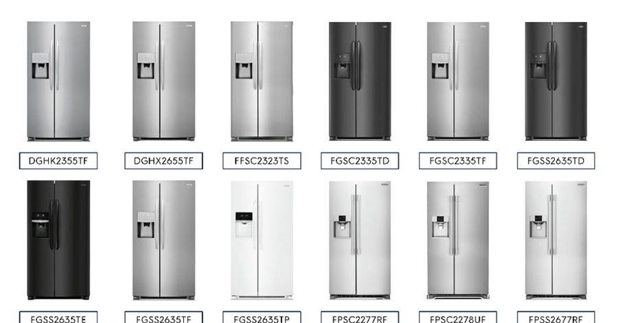 Frigidaire recalls nearly 400,000 refrigerators for ice bucket choking hazard