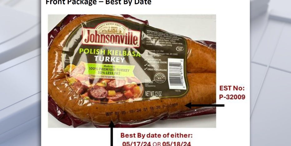 Johnsonville turkey kielbasa sausage recalled due to rubber contamination