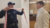 Teen goes to sheriff’s office for help with necktie before prom