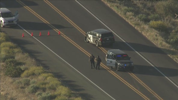 Multi-car crash involving law enforcement vehicle closes State Route 87