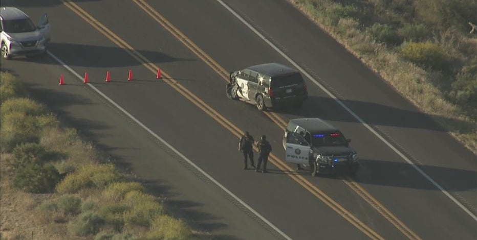 Multi-car crash involving law enforcement vehicle closes a portion SR 87